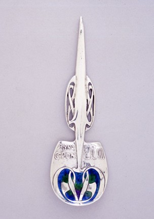 'Cymric' silver spoon held by the British Museum