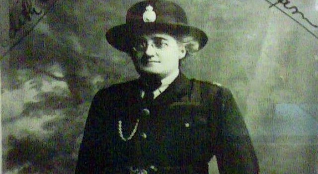 Edith Smith in uniform
