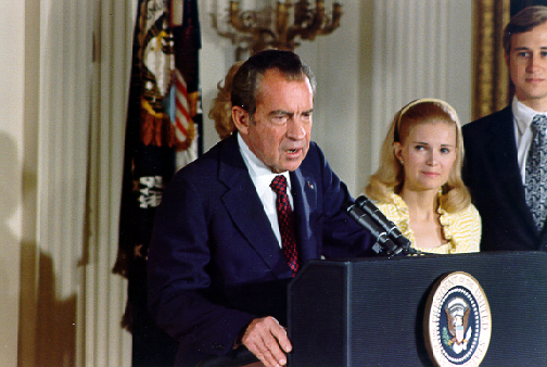 What’s the Context? President Richard M. Nixon announces his ...