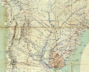 Map of the railways of South America and the International Trunk Lines. The National Archives ref: FO 925/1600