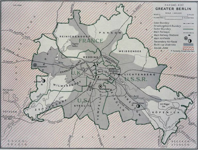 Берлинская битва карта